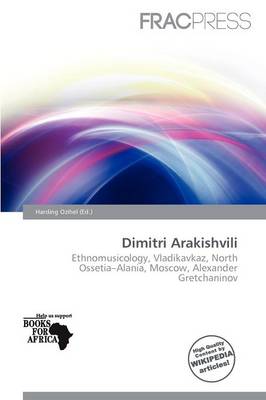 Book cover for Dimitri Arakishvili