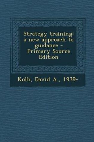 Cover of Strategy Training