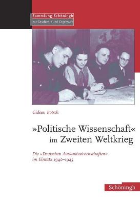 Book cover for Politische Wissenschaft Im Zweiten Weltkrieg