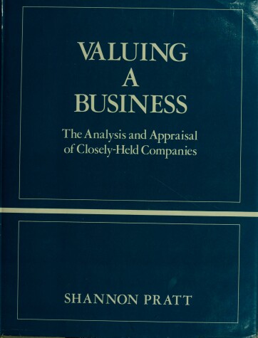 Book cover for Valuing a Business