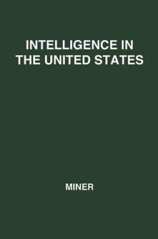 Cover of Intelligence in the United States