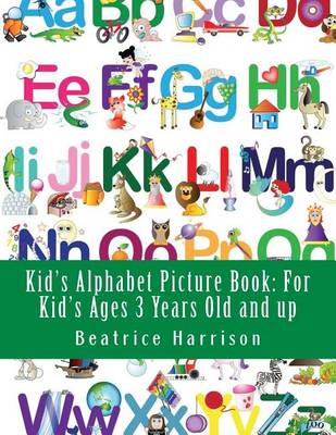 Book cover for Kid's Alphabet Picture Book