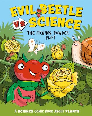 Book cover for Evil Beetle Versus Science: The Itching Powder Plot
