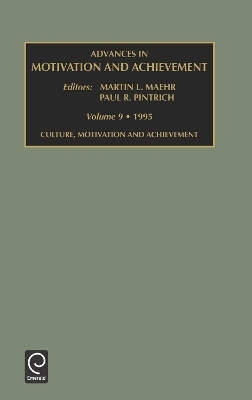 Cover of Advances in Motivation and Achievement