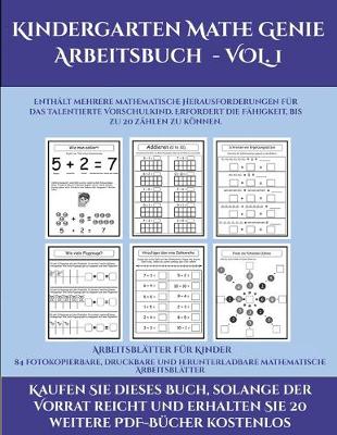 Book cover for Arbeitsblatter fur Kinder (Kindergarten Mathe Genie Arbeitsbuch