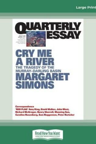 Cover of Quarterly Essay 77 Cry Me a River