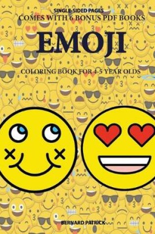 Cover of Coloring Book for 4-5 Year Olds (Emoji)