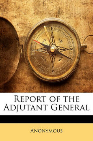 Cover of Report of the Adjutant General