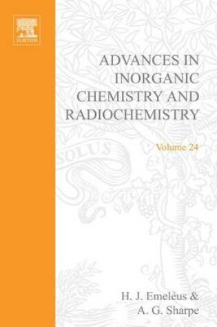 Cover of Advances in Inorganic Chemistry and Radiochemistry Vol 24