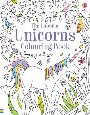 Book cover for Unicorns Colouring Book