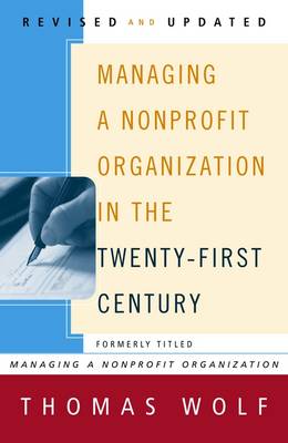 Book cover for Managing a Nonprofit Organization in the Twenty-First Century