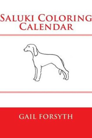 Cover of Saluki Coloring Calendar