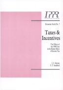 Cover of Taxes and Incentives