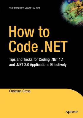 Book cover for How to Code .Net