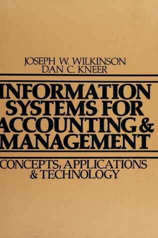 Cover of Information Systems for Accounting and Management