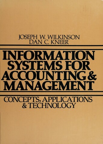 Book cover for Information Systems for Accounting and Management