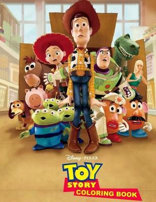 Book cover for Disney Pixar Toy Story Coloring Book