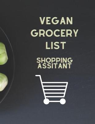 Book cover for Vegan Grocery List Book