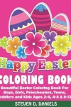 Book cover for Happy Easter Coloring Book