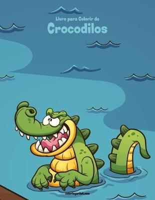 Cover of Livro para Colorir de Crocodilos