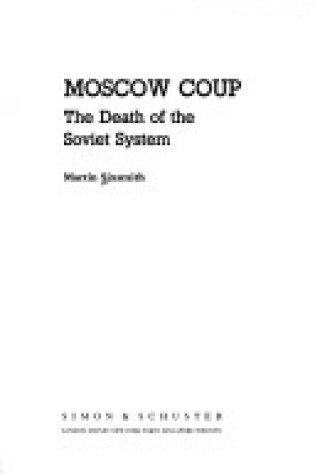 Cover of Moscow Coup