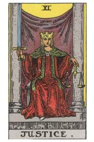 Cover of Tarot Notebook Journal - Justice
