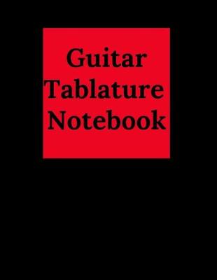 Book cover for Guitar Tablature Notebook