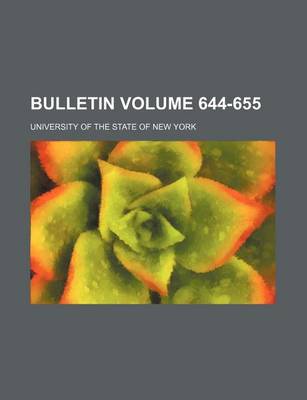 Book cover for Bulletin Volume 644-655