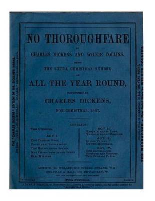 Book cover for No thoroughfare (1867) by Charles Dickens & Wilkie Collins