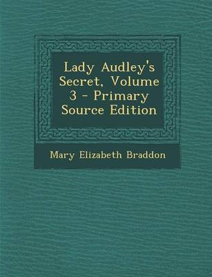 Book cover for Lady Audley's Secret, Volume 3