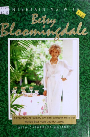 Cover of Entertaining with Betsy Bloomingdale