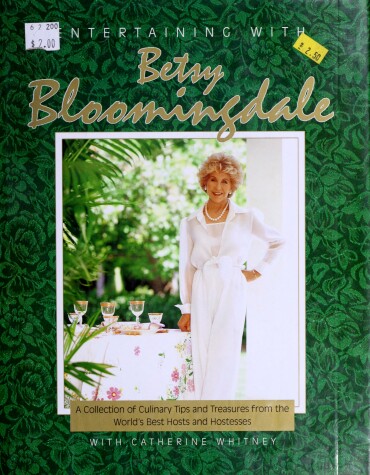 Book cover for Entertaining with Betsy Bloomingdale