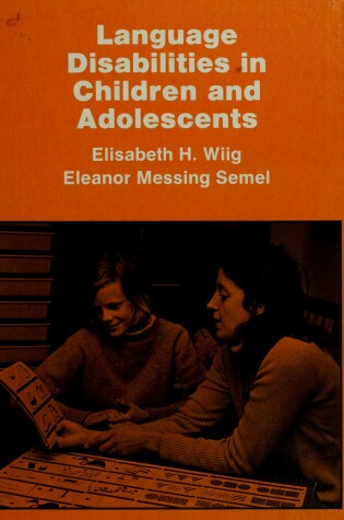 Cover of Language Disabilities Children Adolescen