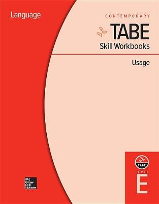 Cover of Tabe Skill Workbooks Level E: Usage (10 Copies)