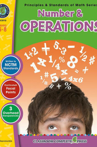 Cover of Number and Operations, Grades 6-8