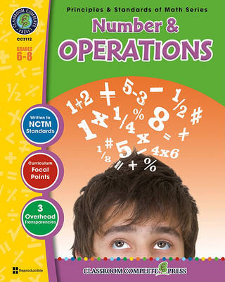 Cover of Number and Operations, Grades 6-8