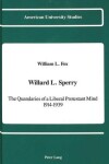 Book cover for Willard L. Sperry