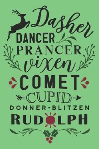 Cover of Dasher Dancer Prancer Vixen Comet Cupid Donner Blitzen Rudolph