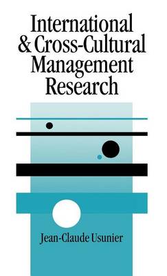 Cover of International and Cross-Cultural Management Research