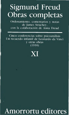 Book cover for Obras Completas - Tomo XI Cinco Conferencias Sobre Psicoanalisis