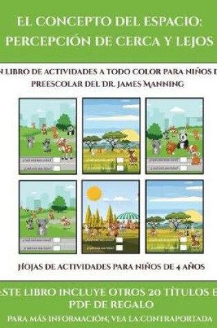 Cover of Hojas de actividades para niños de 4 años (El concepto del espacio