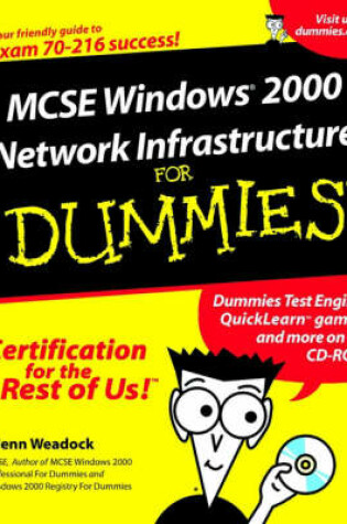 Cover of MCSE Windows 2000 Network Infrastructure For Dummies