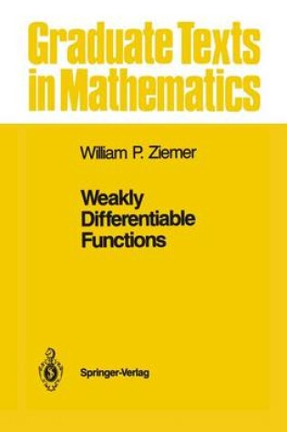 Cover of Weakly Differentiable Functions