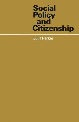 Book cover for Social Policy and Citizenship