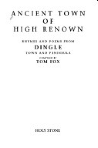 Cover of Ancient Town of High Renown