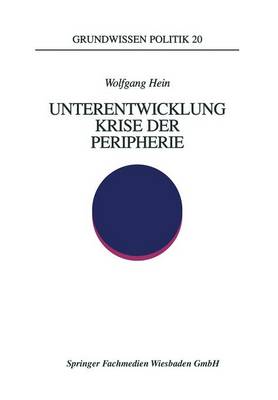 Book cover for Unterentwicklung -- Krise Der Peripherie