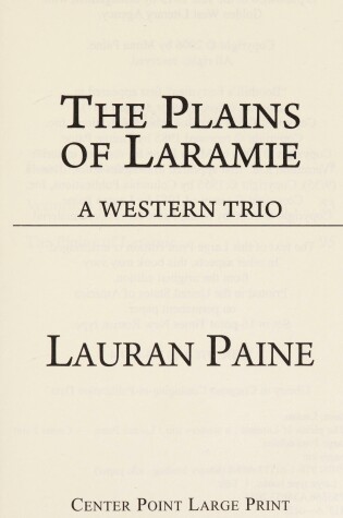 Cover of The Plains of Laramie