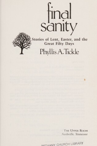 Cover of Final Sanity