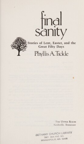 Book cover for Final Sanity