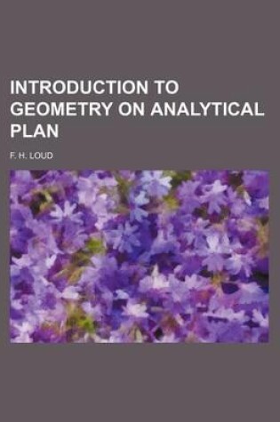 Cover of Introduction to Geometry on Analytical Plan